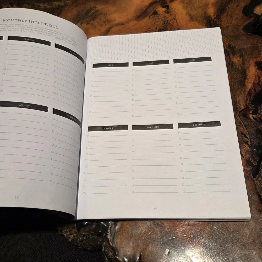 One Little Word Journal Ali Edwards Guided Reflection Planner Hardcover